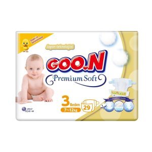 Goon Premium Soft Külot Bez Beden:3 7-12 kg 29 Adet