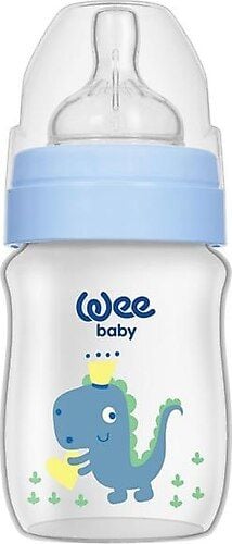 Wee Baby 135 PP Biberon Geniş Ağız 150 ml - Mavi