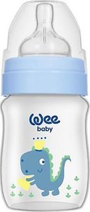 Wee Baby 135 PP Biberon Geniş Ağız 150 ml - Mavi