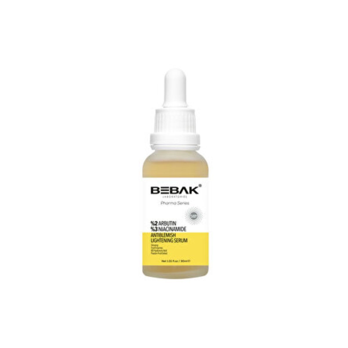 Bebak Pharma Series 0,02 Arbutin Serum 30 ml 2 Adet + Bebak Acı Badem Sütü 120 gr 1 Adet Hediye