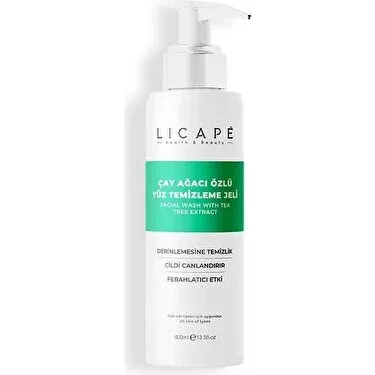 Licape Çay Ağacı Özlü Yüz Temizleme Jeli 400 ml