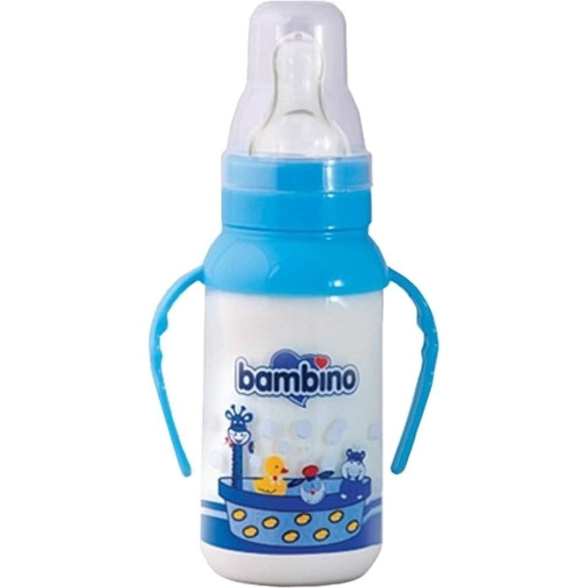 Bambino Kulplu Cam Biberon Blister 125 ml - Mavi