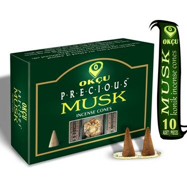 Hem Tütsü Değerli Mistik Kokulu Musk 10 Konik Tütsü