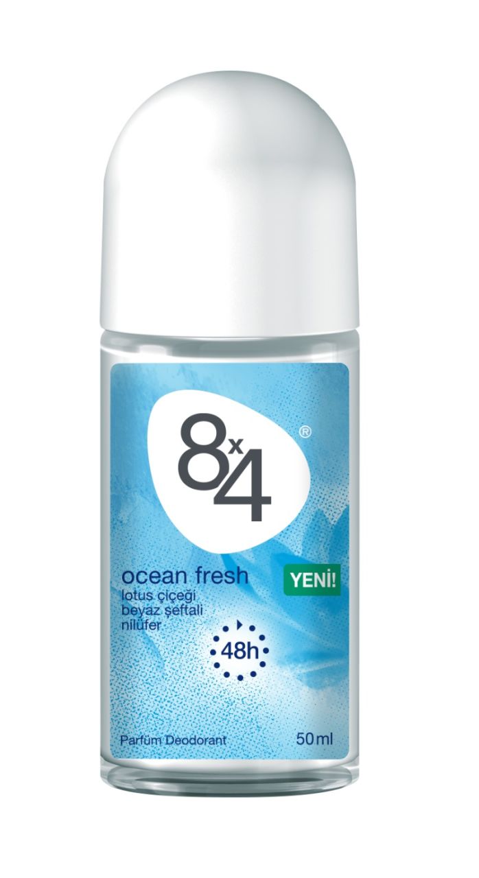 8X4 Roll-On 50Ml Ocean Fresh