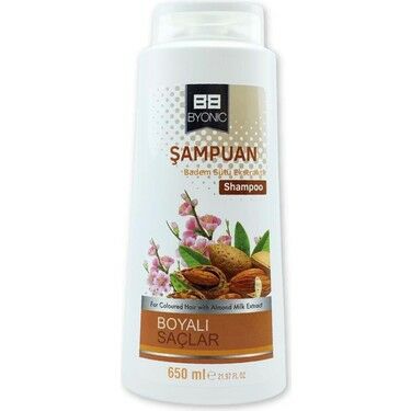 Byonic Badem Sütlü Şampuan Boyalı Saçlar İçin 650 ml