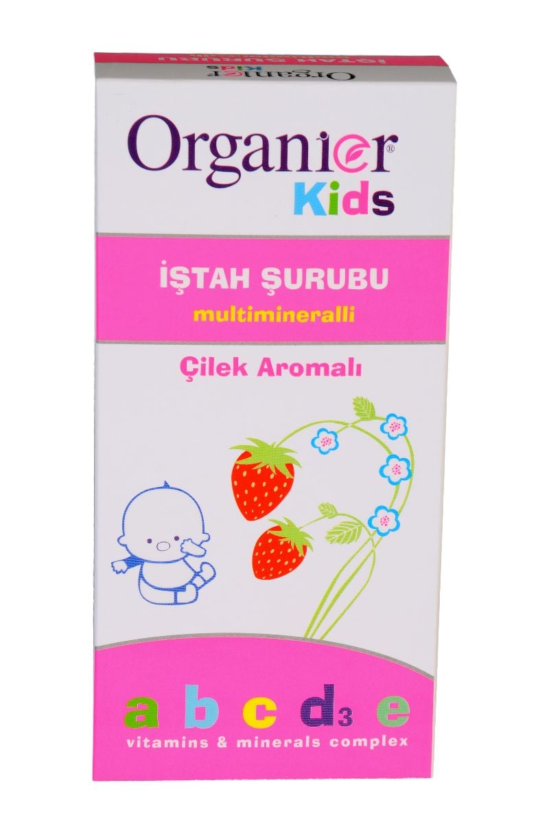 Organier Kids İştah Şurubu Çilek Aromalı 200 Ml
