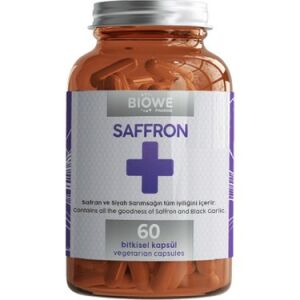 Biowe Saffron Plus 60 Bitkisel Kapsül