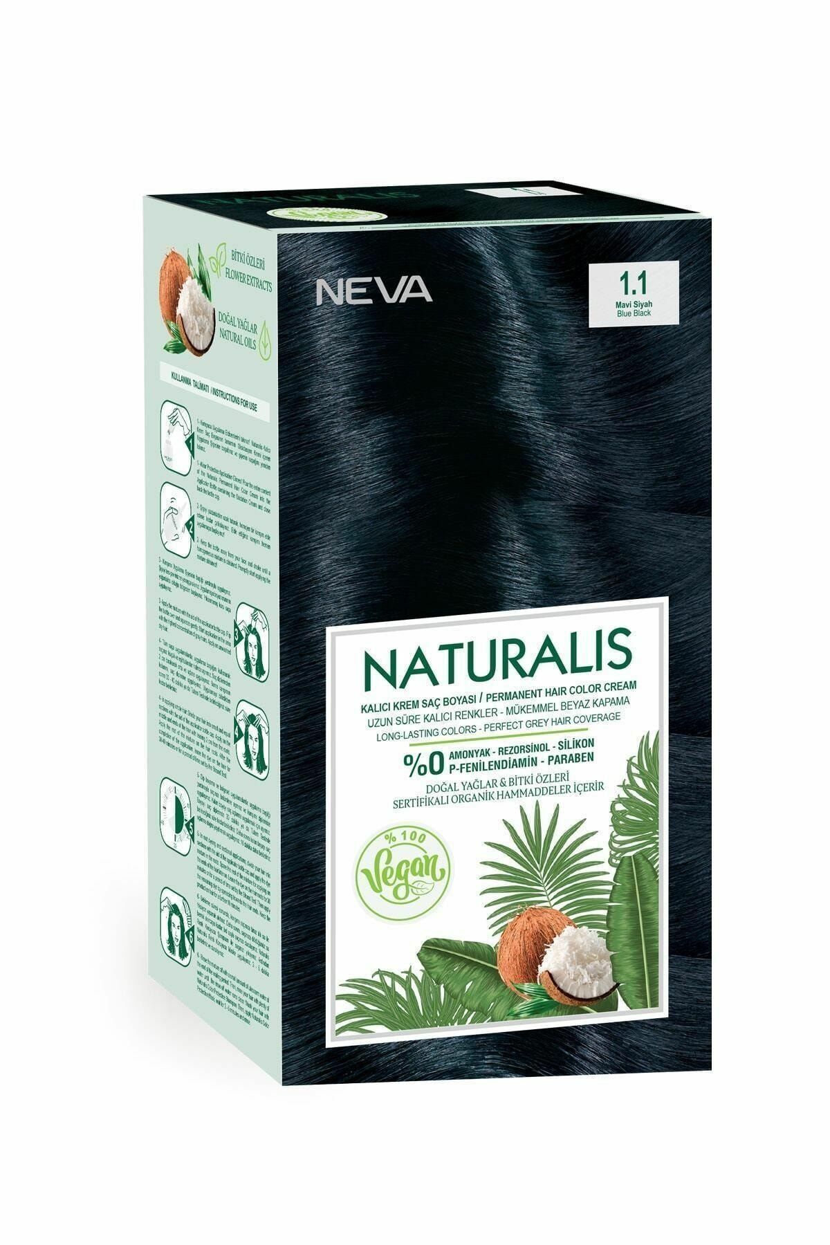 Naturalis Vegan Saç Boyası Mavi Siyah 1,1