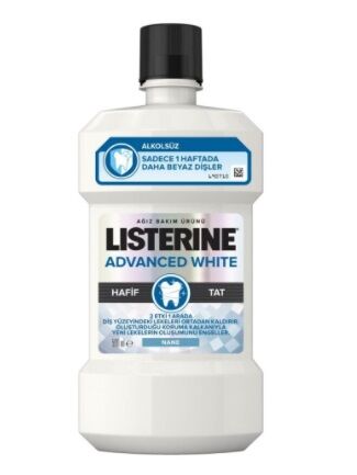 LISTERINE ADVANCE WHITE HAFIF 500 ML