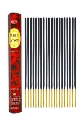 Hem Tütsü Red Rose Kokulu 20 Çubuk Tütsü