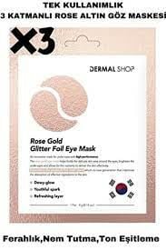 Dermal 3 Katmanlı Rose Altın Göz Maskesi