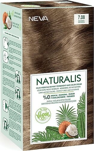 Naturalis Vegan Saç Boyası Kum Sarısı 7,08