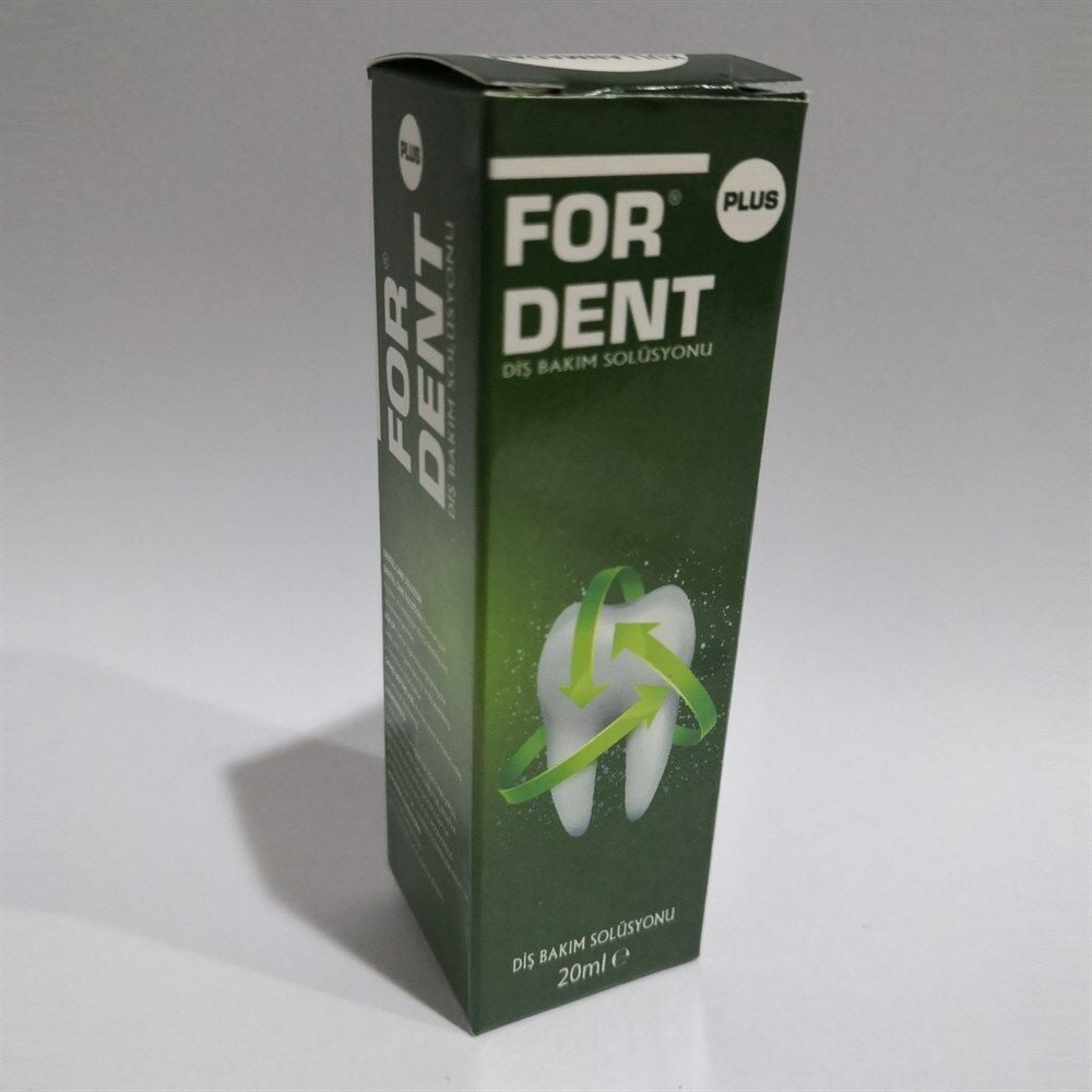 For Dent Plus Diş Bakım Solüsyonu 20 ml - Stant 12'li