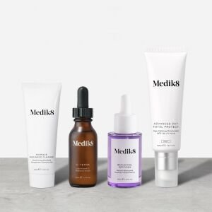 Medik8 CSA Kit Bakuchiol Edition - Surface Radiance Cleanse 40 ml + C-Tetra 30 ml + Bakuchiol Peptides 30 ml + Advanced Day Total Protect SPF30 50 ml