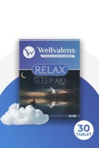 Wellvalens Relax Bitkisel İçerikli Uyku Desteği 30 Tablet
