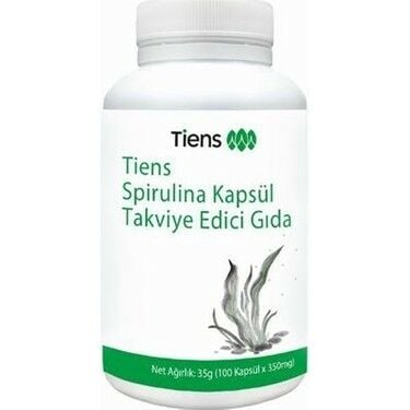 Tiens Spirulina Kapsül Takviye Edici Gıda 35 gr 100 Kapsül