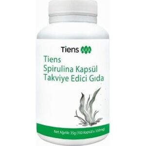 Tiens Spirulina Kapsül Takviye Edici Gıda 35 gr 100 Kapsül