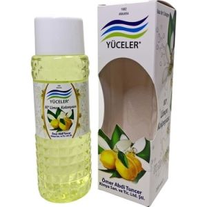 Yüceler 80' Limon Kolonyası PVC Şişe Kutulu 200 ml