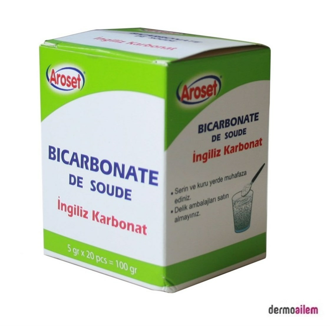 Aroset İngiliz Karbonatı 50 gr x 2