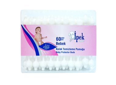 İpek Pamuklu Çubuk 60Li Bebek