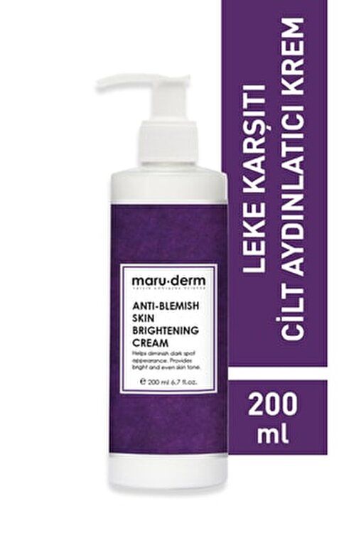 Maruderm Leke Karşıtı Cilt Beyazlatıcı Bakım Kremi 200 ml