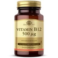 SOLGAR VITAMIN B12 500 MCG 50 CAP.