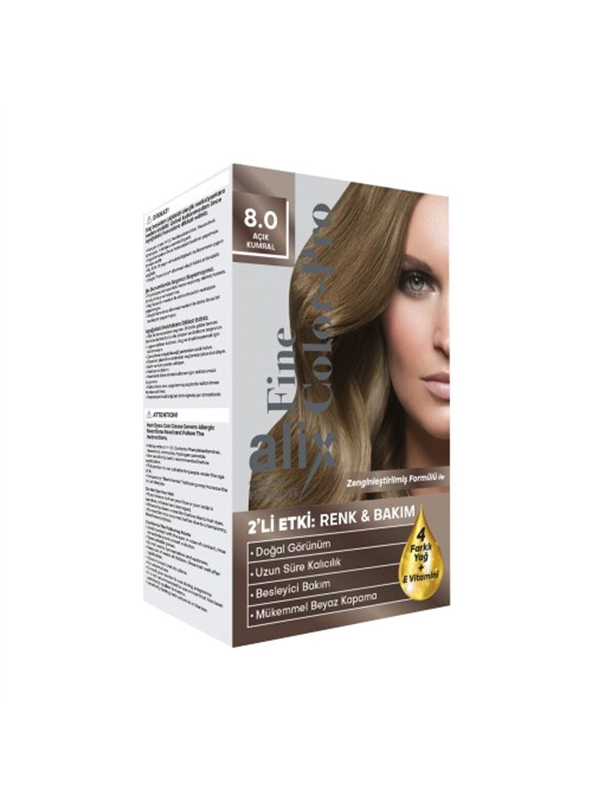 Alix Kit Saç Boyası 8.0 50 ml