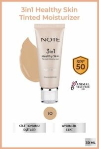 Note 3 in 1 Healthy Skin Renk Ton Eşitleyici Aydınlatıcı Krem SPF50+ 30 ml