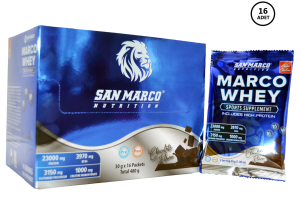 Sanmarco Marco Whey Protein Çikolata 30 gr 16'lı