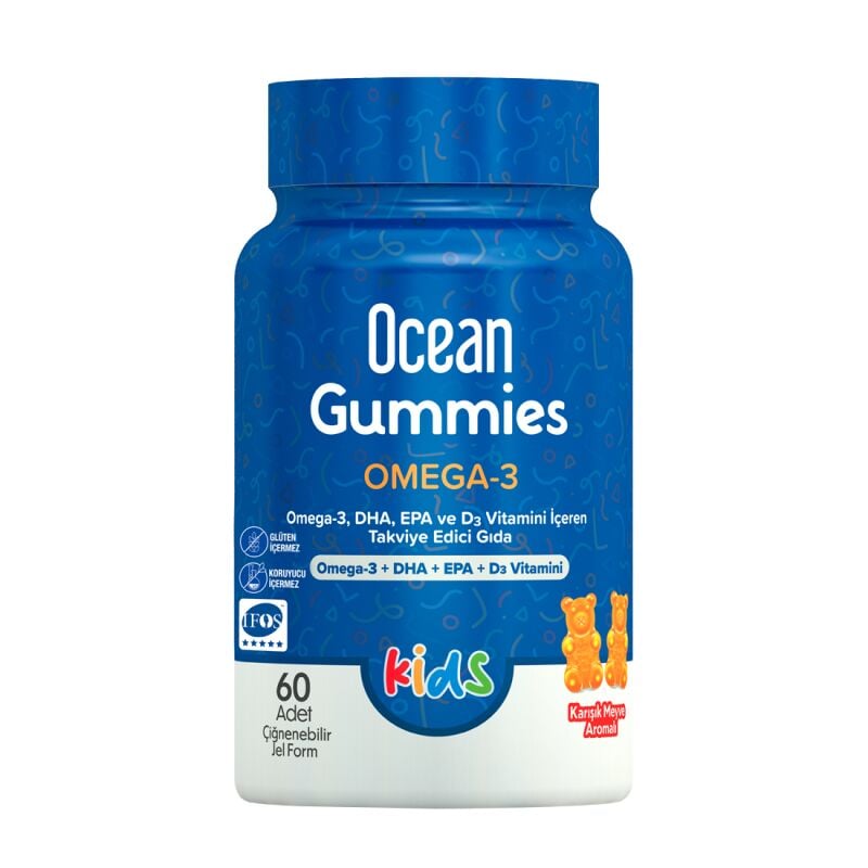OCEAN GUMMIES OMEGA 3 KIDS CIG JEL FORM
