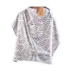 Babyjem Cepli Emzirme Önlüğü Yaprak Gri