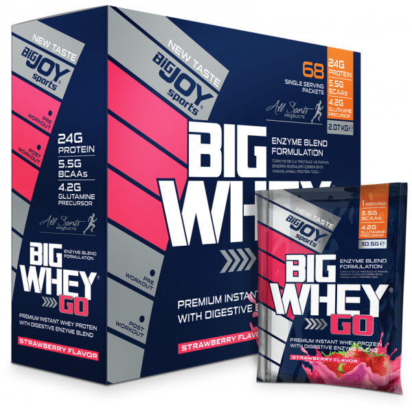 BigJoy Sports Bigwhey Çilek 33 gr 68 Servis