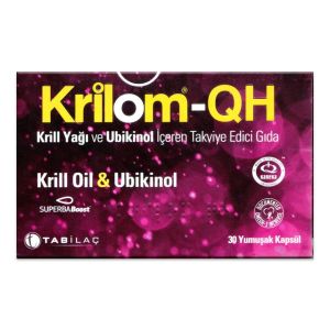 SKT:01/2024 Krilom-QH Krill Oil & Ubikinol 30 Yumuşak Kapsül