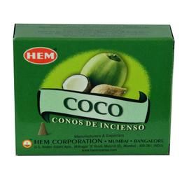 Hem Tütsü Coconut Kokulu 40 Konik Tütsü