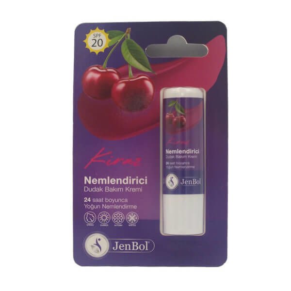 Jenbol Lip Balm Nemlendirici Dudak Bakım Kremi Şeftali SPF20 5 gr