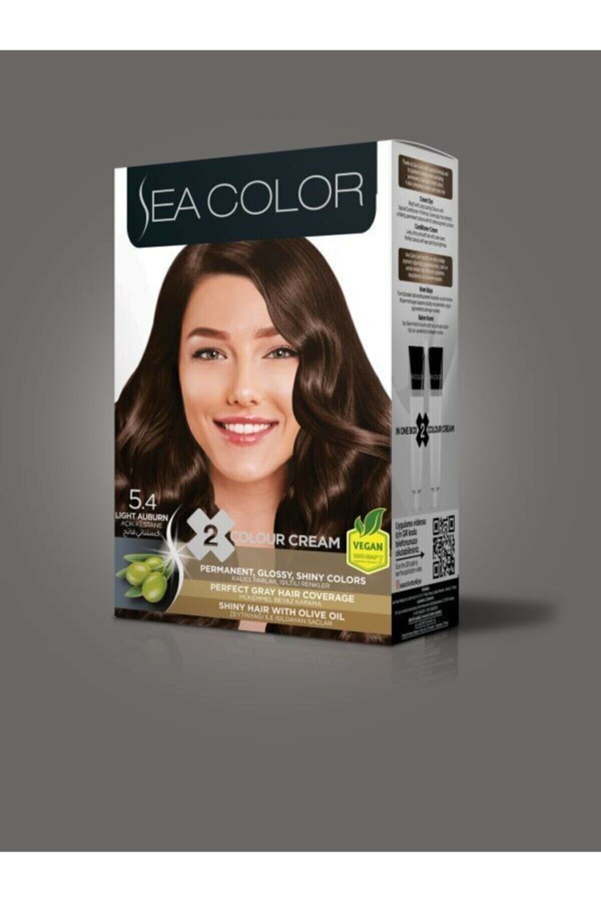 Sea Color Saç Boyası 5/4 Açık Kestane