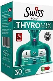 Swiss Bork Thyromix 30 Vegan Kapsül