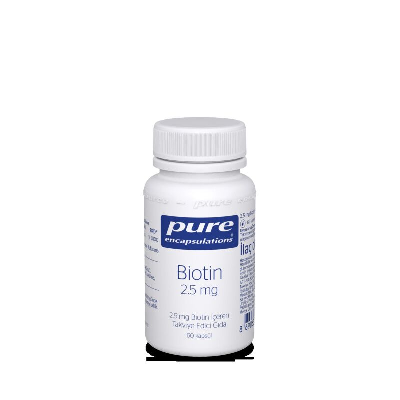 Pure Encapsulations Biotin 2,5 mg 60 Kapsül