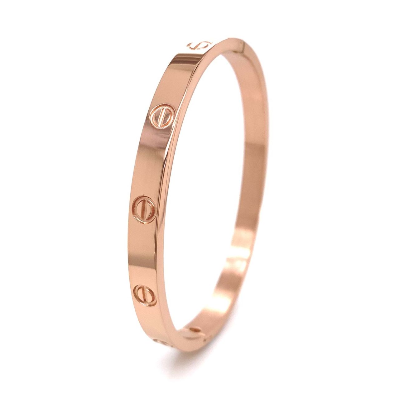 Cartier Kalın Çelik Bileklik Rose