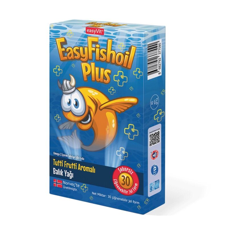 EASYFISHOIL PLUS TUTTI FRUTTI 30 SOFT JEL