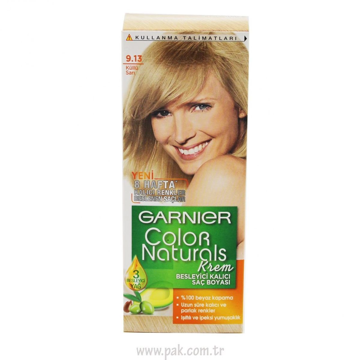 Garnier Çarpıcı Renkler Saç Boyası S9 Küllü Platin Sarı