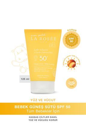 La Rosee Güneş Kids Koruyucu Süt SPF50+ 125 ml