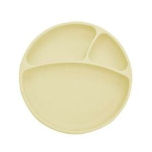 Oioi Vakum Tabanlı Silikon Tabak - Sarı