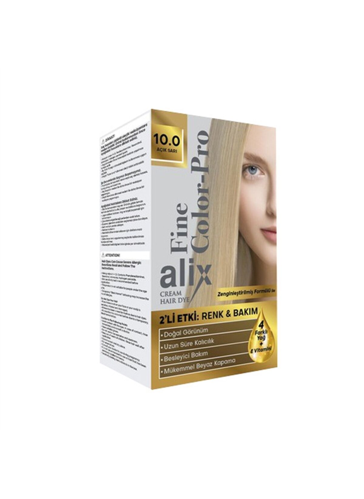 Alix Kit Saç Boyası 10.0 50 ml