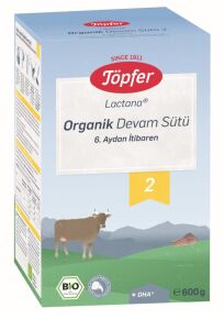 Topfer Organık Devam Sutu 2 600 Gr.