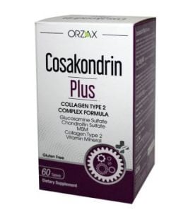(KUTU HASARLI) Cosakondrin Plus Kollajen Tip 2 Kompleks Formül 60 tab
