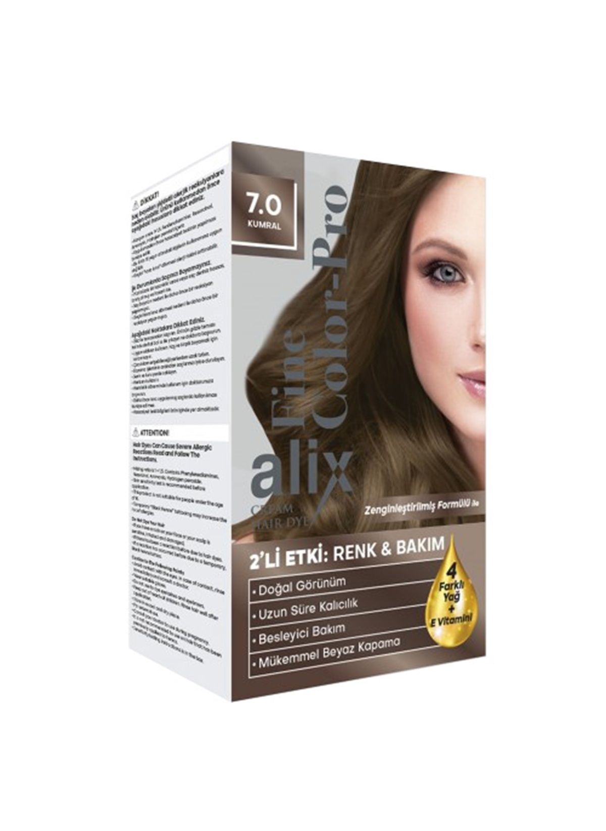 Alix Kit Saç Boyası 7.0 50 ml