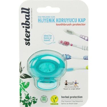 Steriball Diş Fırçası Koruma Kabı - Turkuaz