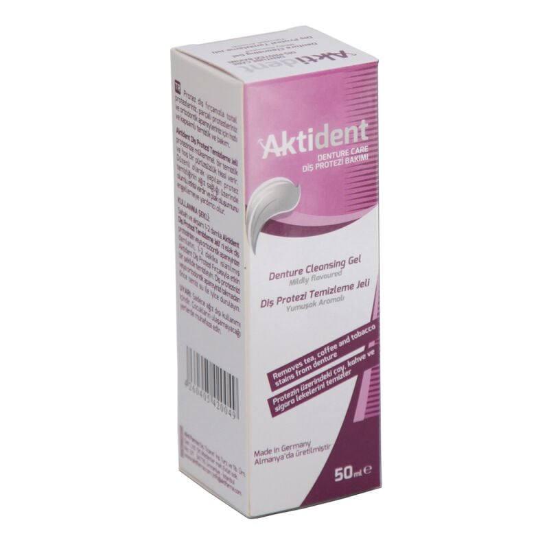 AKTIDENT TEMIZLEME JELI 50 ML