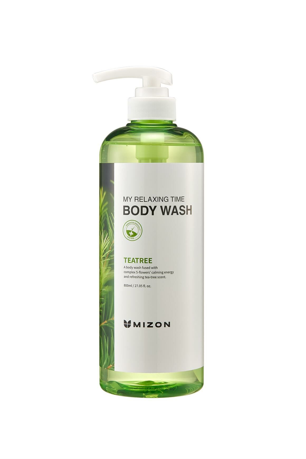 Mizon My Relaxing Time Body Wash Teatree Rahatlatıcı Çay Ağacı Özlü Duş Jeli 800 ml